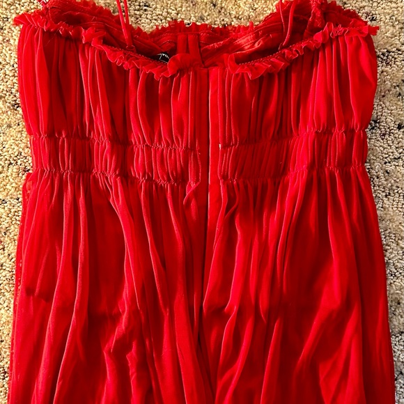 Red Formal Top - Picture 4 of 4